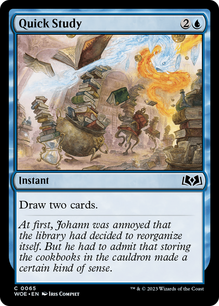 Quick Study [Wilds of Eldraine]-1