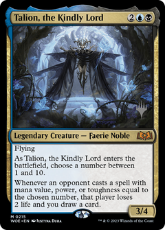 Talion, the Kindly Lord (Promo Pack) [Wilds of Eldraine Promos]-1