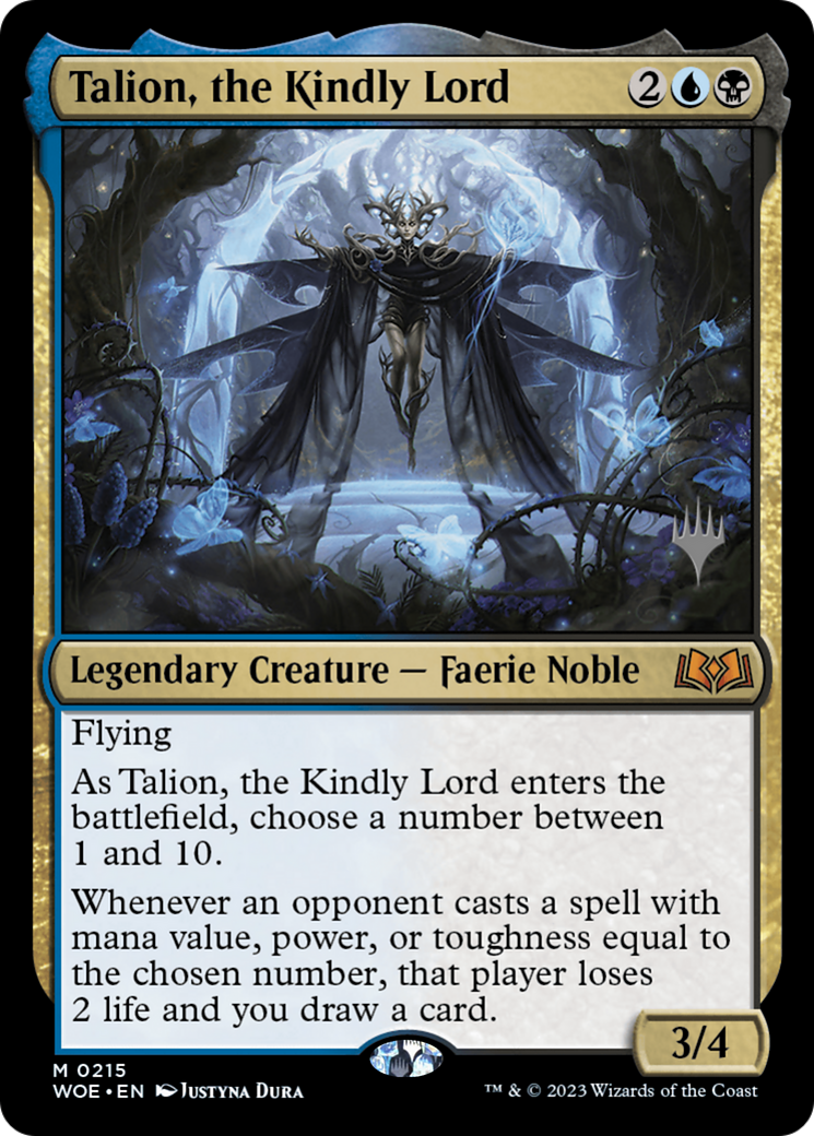 Talion, the Kindly Lord (Promo Pack) [Wilds of Eldraine Promos]-1