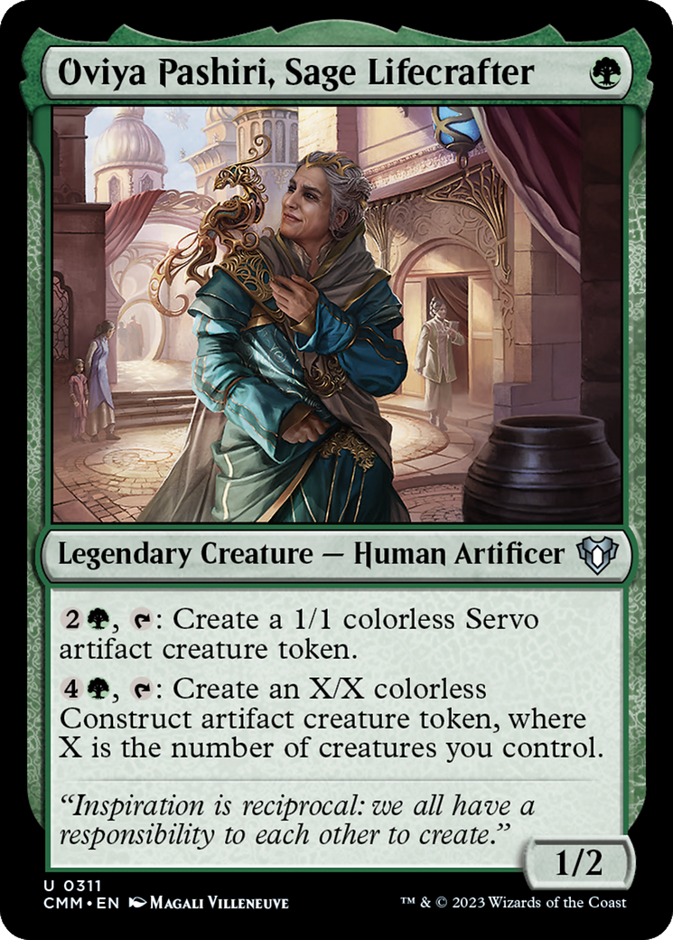 Oviya Pashiri, Sage Lifecrafter [Commander Masters]-1