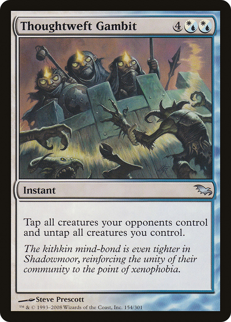Thoughtweft Gambit [Shadowmoor]-1