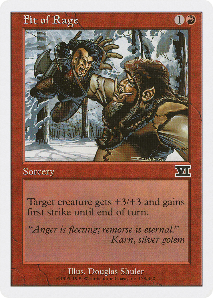 Fit of Rage [Classic Sixth Edition]-1