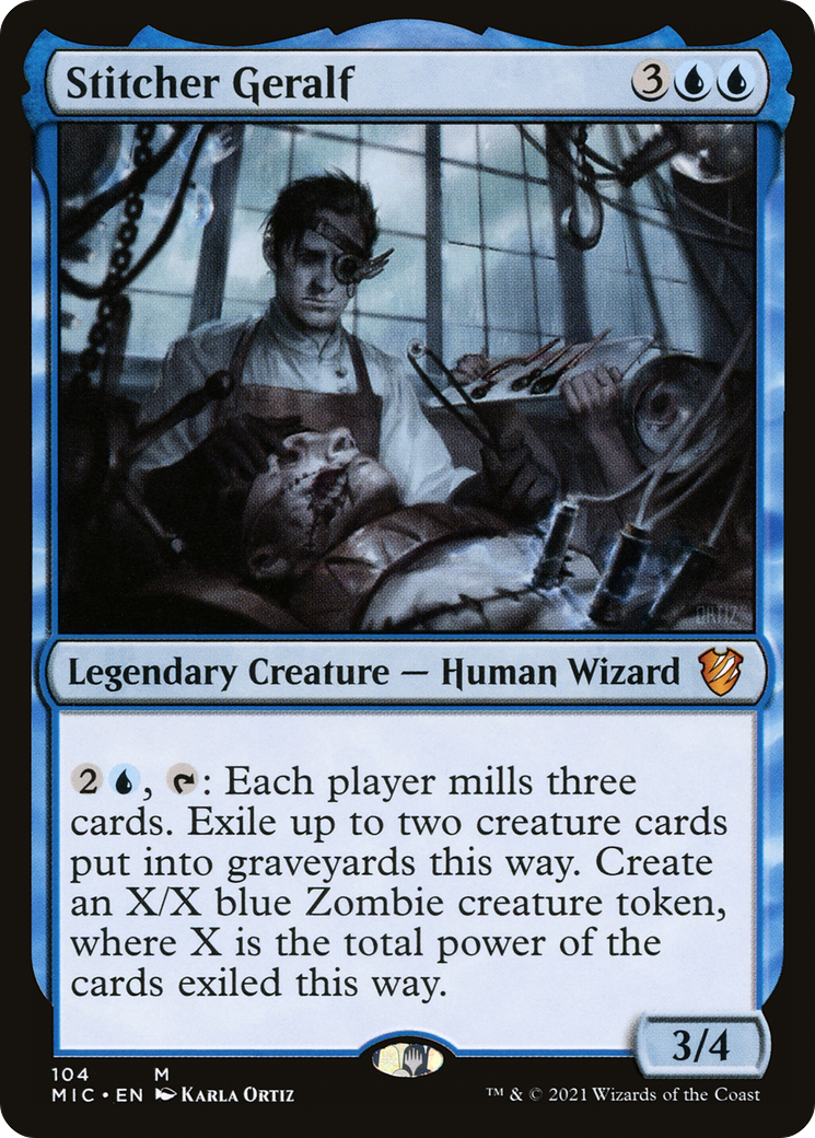 Stitcher Geralf [Innistrad: Midnight Hunt Commander]-1