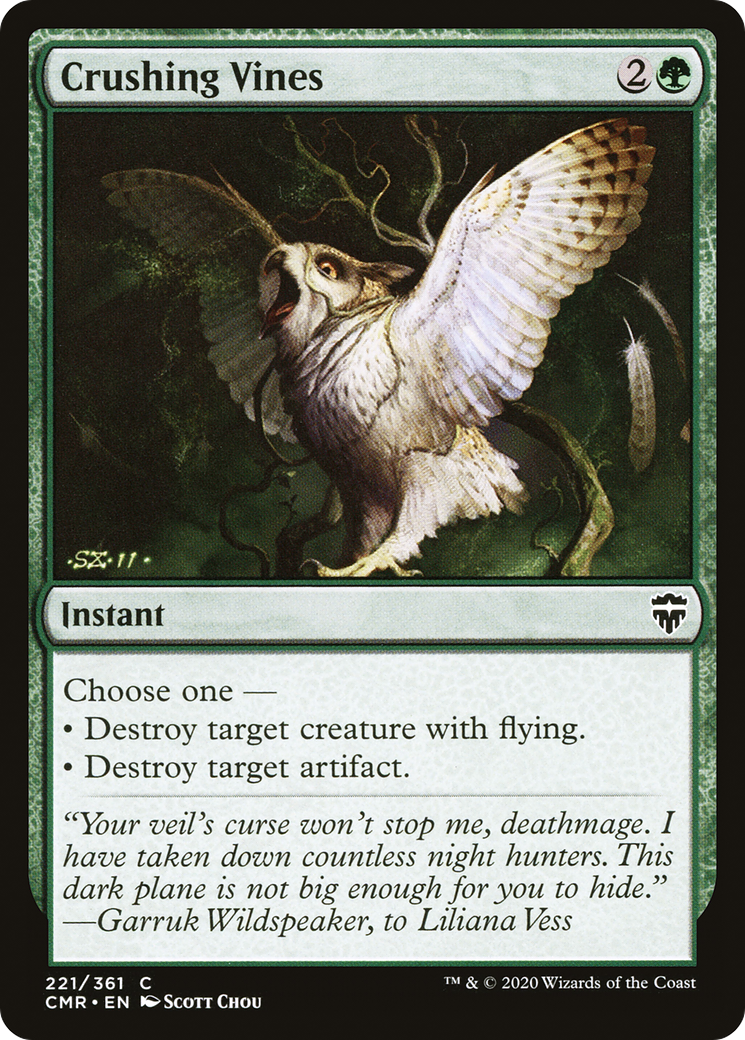 Crushing Vines [Commander Legends]-1