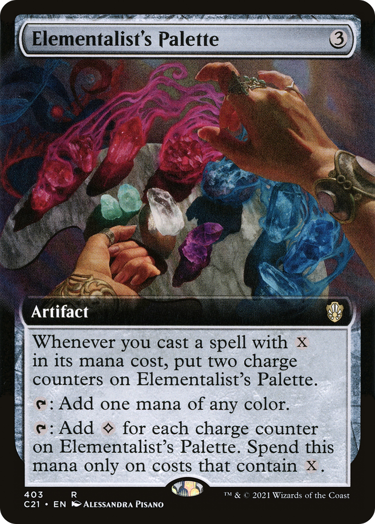 Elementalist's Palette (Extended Art) [Commander 2021]-1