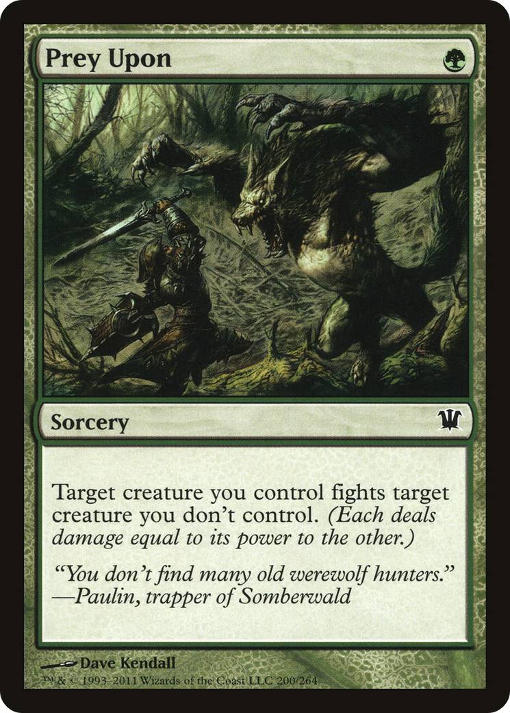 Prey Upon [Innistrad]-1