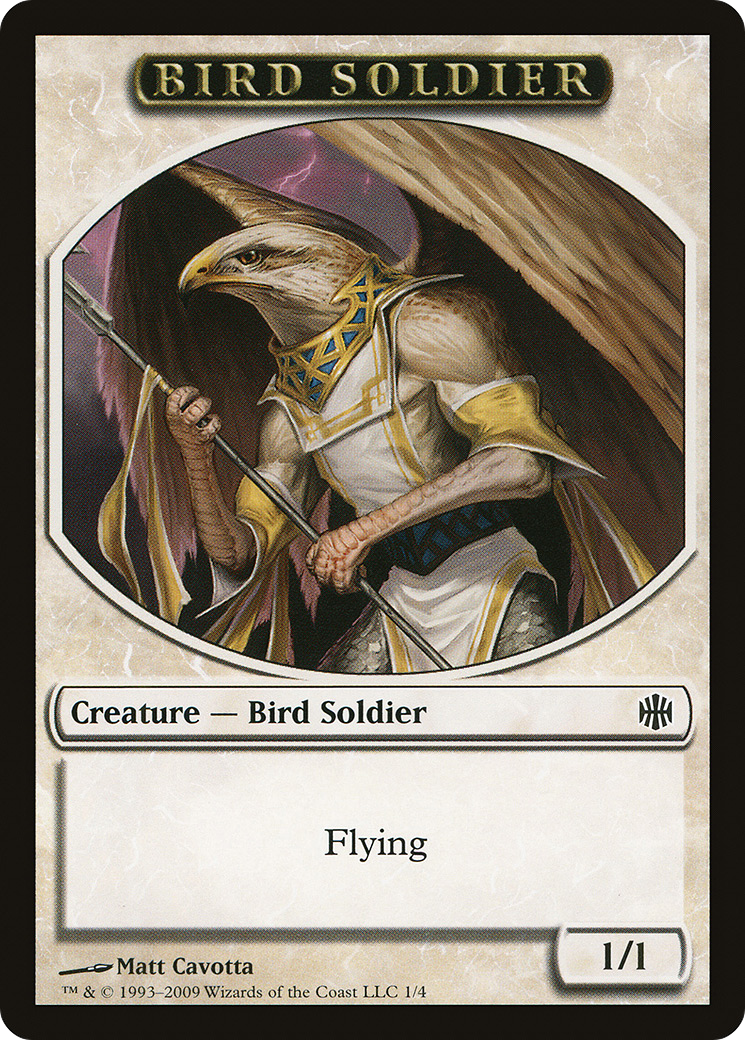Bird Soldier Token [Alara Reborn Tokens]-1