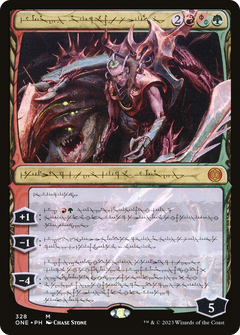 Lukka, Bound to Ruin (Phyrexian) [Phyrexia: All Will Be One]-1