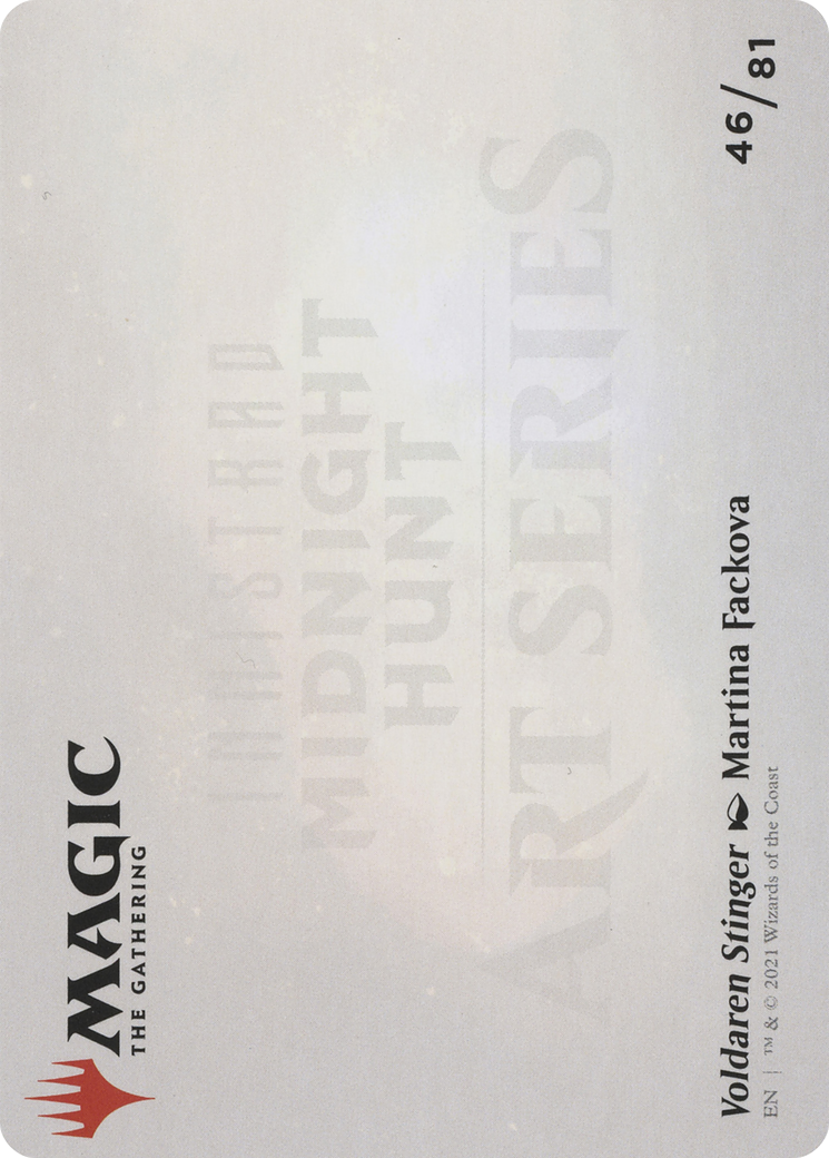 Voldaren Stinger // Voldaren Stinger (AMID-046) - Midnight Hunt Art Series (Borderless)-2