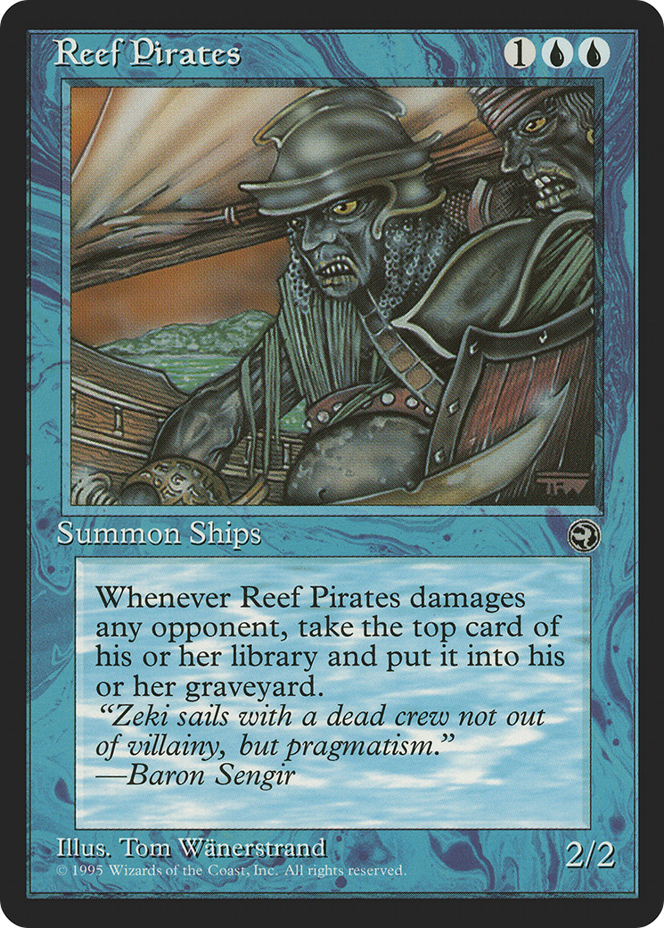 Reef Pirates (Baron Sengir Flavor Text) [Homelands]-1