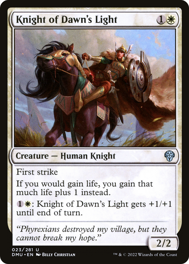 Knight of Dawn's Light [Dominaria United]-1