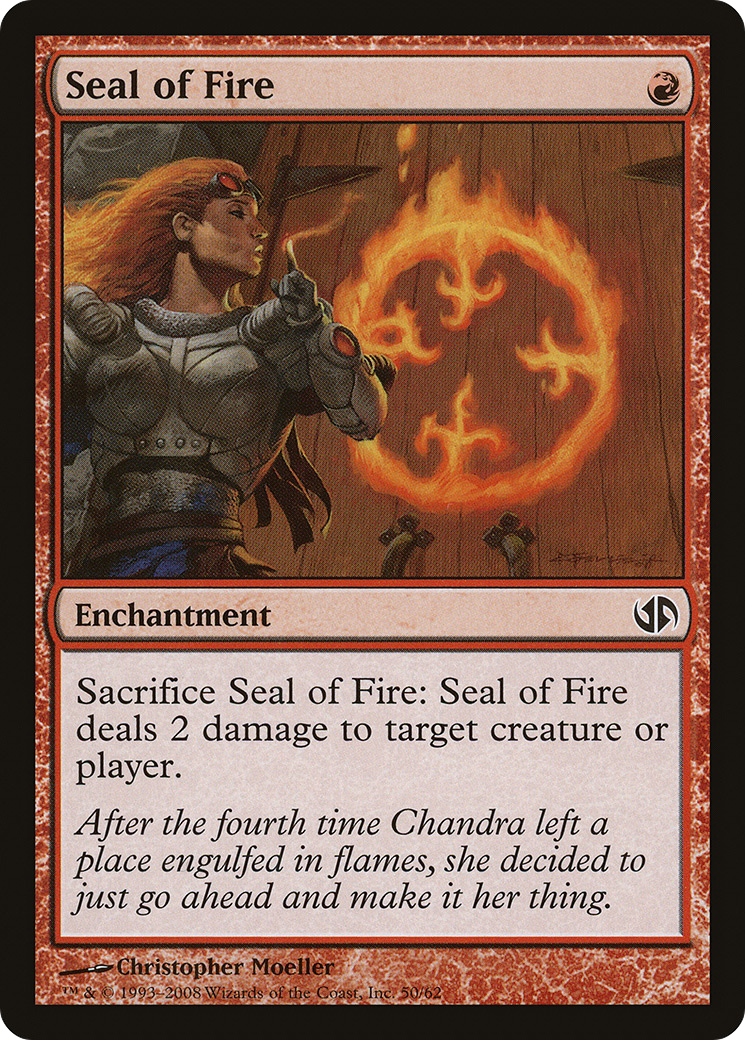 Seal of Fire [Duel Decks: Jace vs. Chandra]-1
