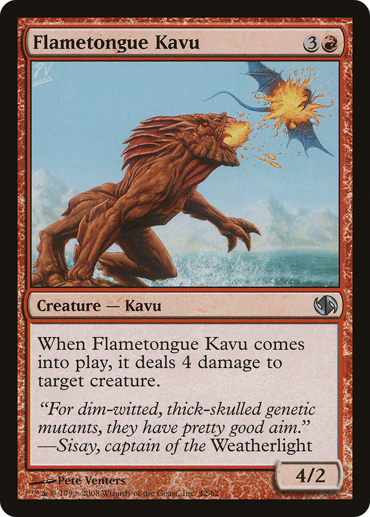 Flametongue Kavu [Duel Decks: Jace vs. Chandra]-1