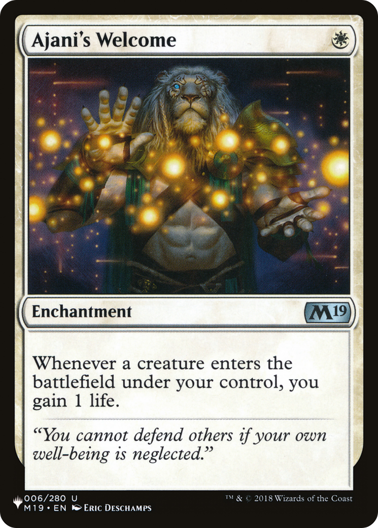 Ajani's Welcome [The List]-1