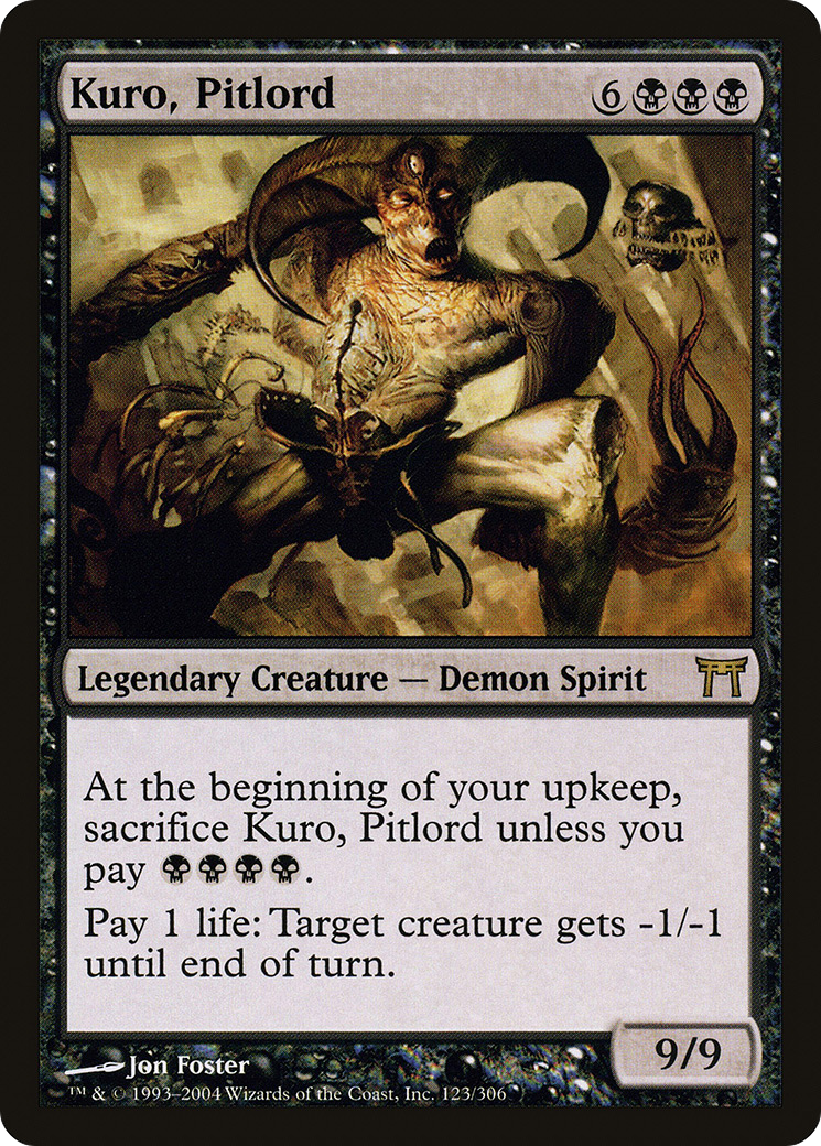 Kuro, Pitlord [Champions of Kamigawa]-1