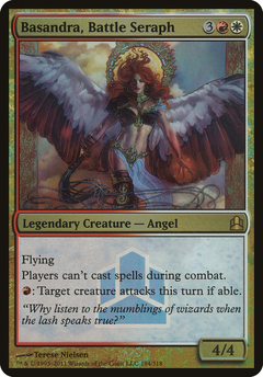 Basandra, Battle Seraph (Launch) (Oversized) [Commander 2011 Oversized]-1