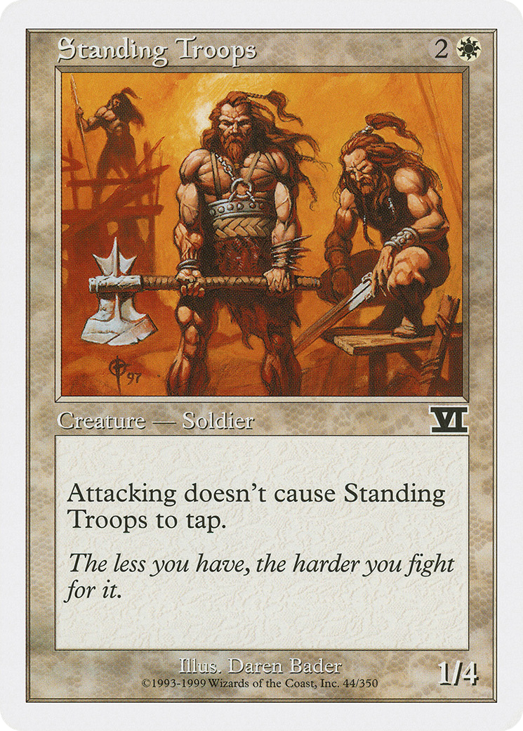 Standing Troops [Classic Sixth Edition]-1