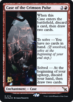Case of the Crimson Pulse [Murders at Karlov Manor Prerelease Promos]-1
