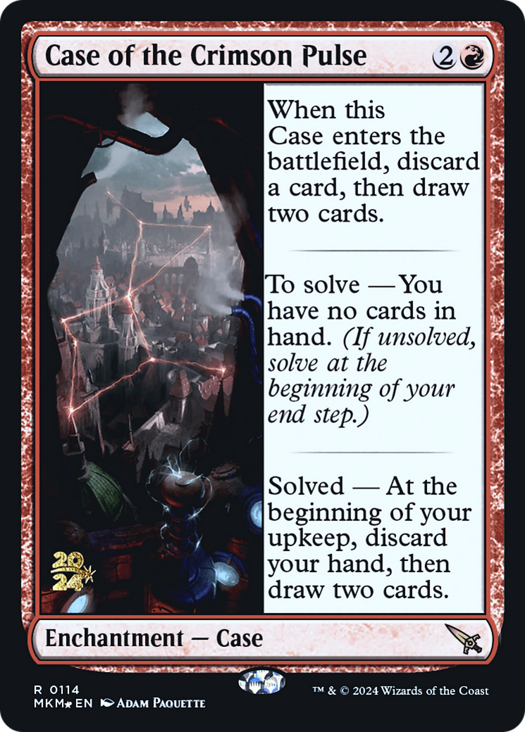 Case of the Crimson Pulse [Murders at Karlov Manor Prerelease Promos]-1