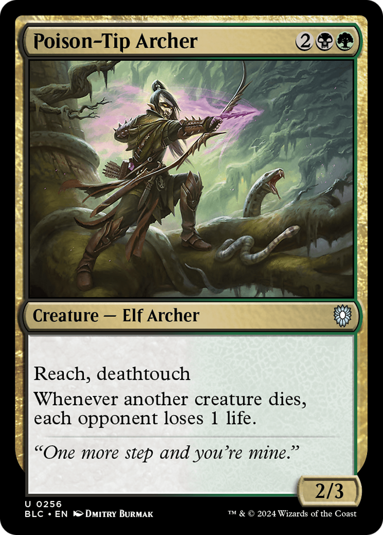 Poison-Tip Archer [Bloomburrow Commander]-1