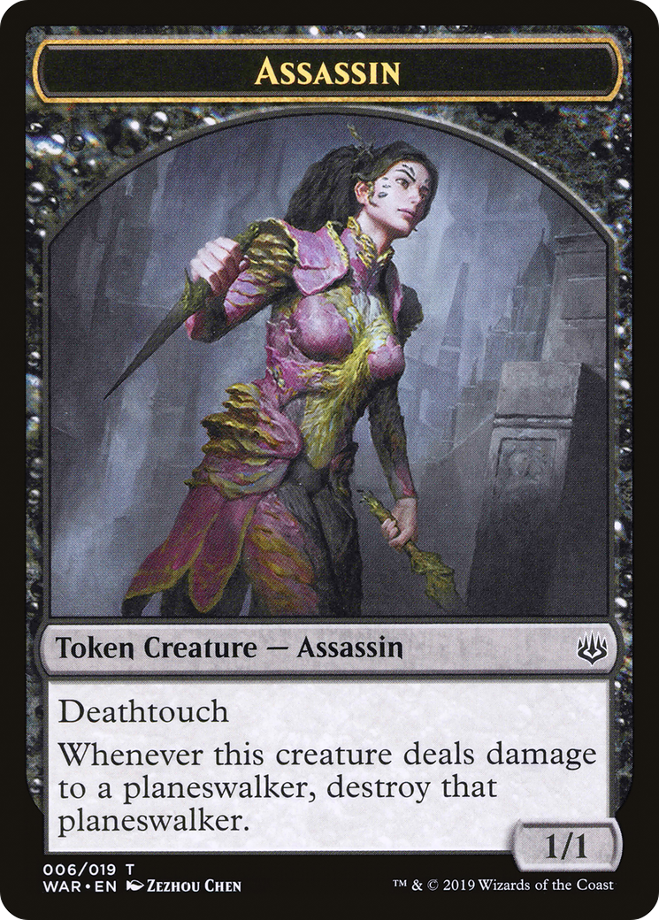 Assassin Token [War of the Spark Tokens]-1