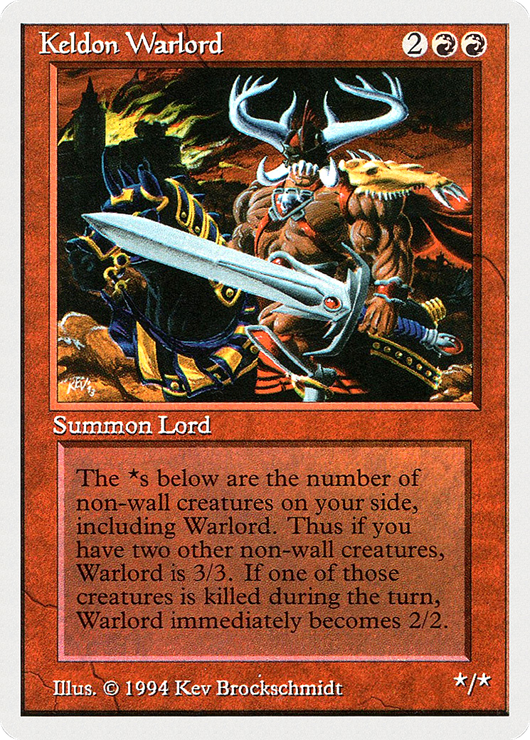 Keldon Warlord [Summer Magic / Edgar]-1