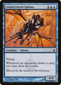 Consecrated Sphinx [Mirrodin Besieged]-1