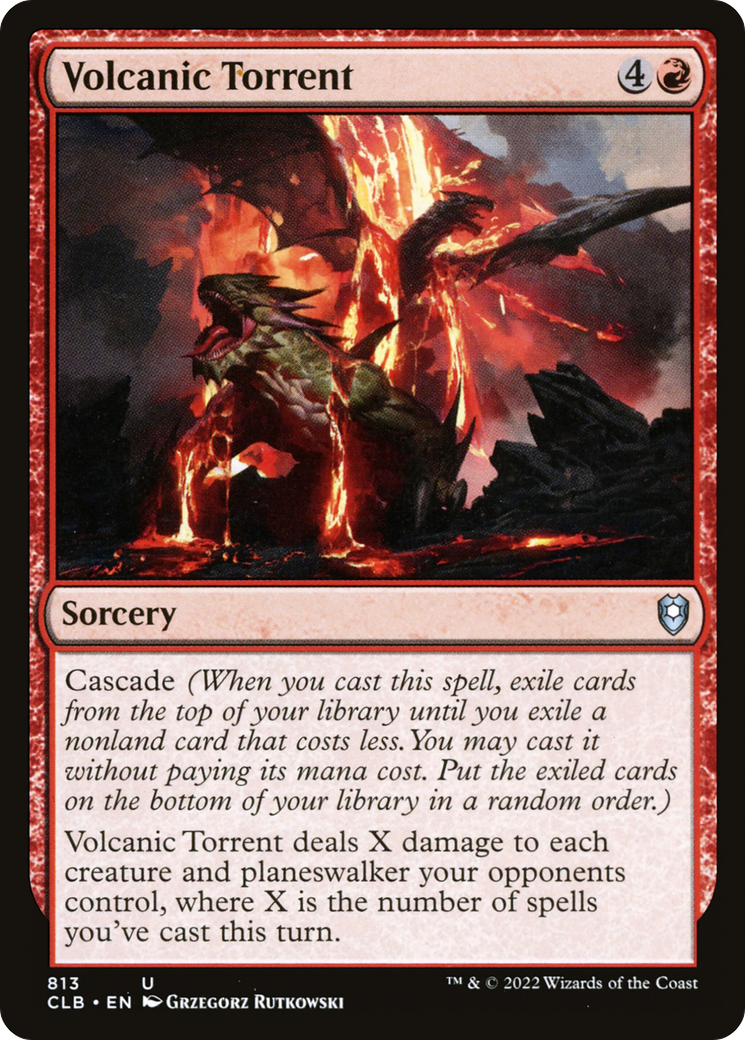 Volcanic Torrent (CLB-813) - Commander Legends: Battle for Baldur's Gate-1
