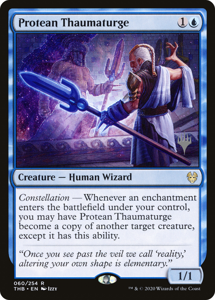 Protean Thaumaturge (Promo Pack) [Theros Beyond Death Promos]-1