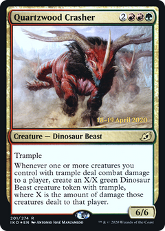Quartzwood Crasher [Ikoria: Lair of Behemoths Prerelease Promos]-1