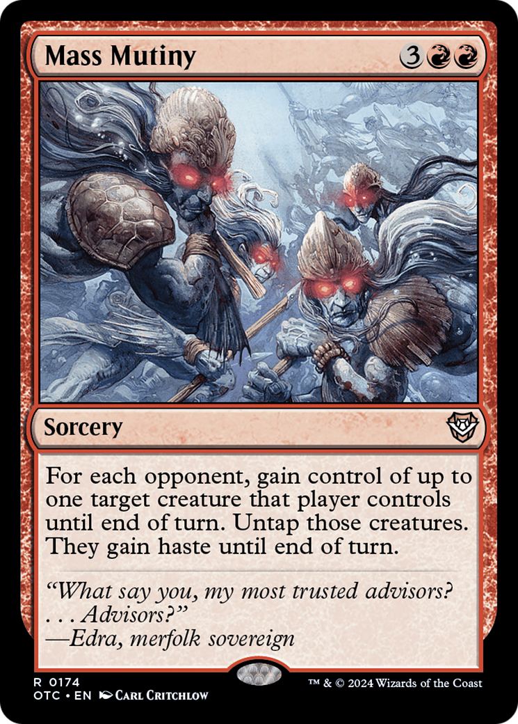 Mass Mutiny [Outlaws of Thunder Junction Commander]-1