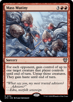 Mass Mutiny [Outlaws of Thunder Junction Commander]-1