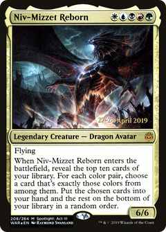Niv-Mizzet Reborn [War of the Spark Prerelease Promos]-1