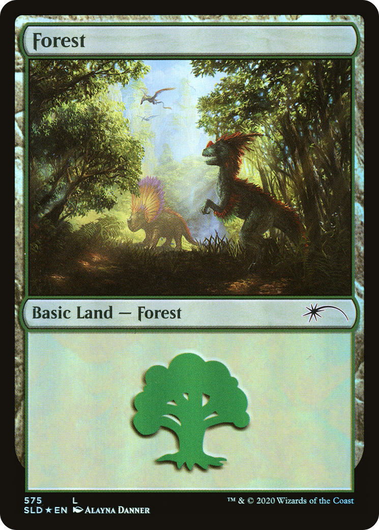 Forest (Dinosaurs) (575) [Secret Lair Drop Promos]-1