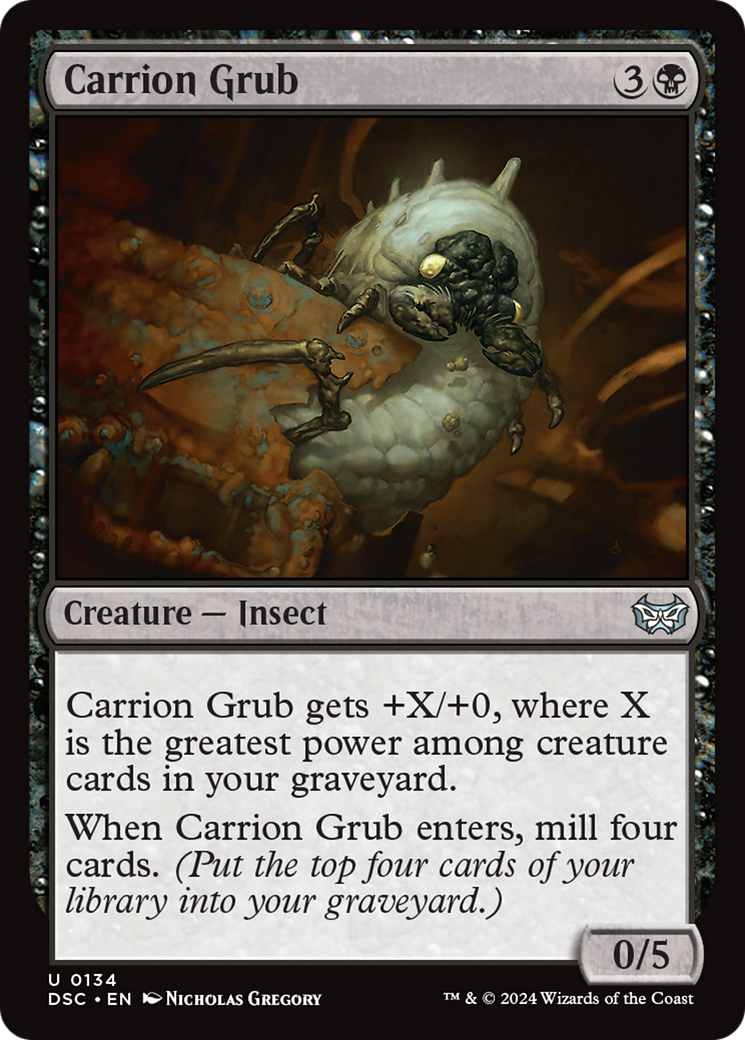 Carrion Grub [Duskmourn: House of Horror Commander]-1