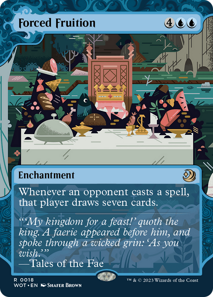 Forced Fruition [Wilds of Eldraine: Enchanting Tales]-1