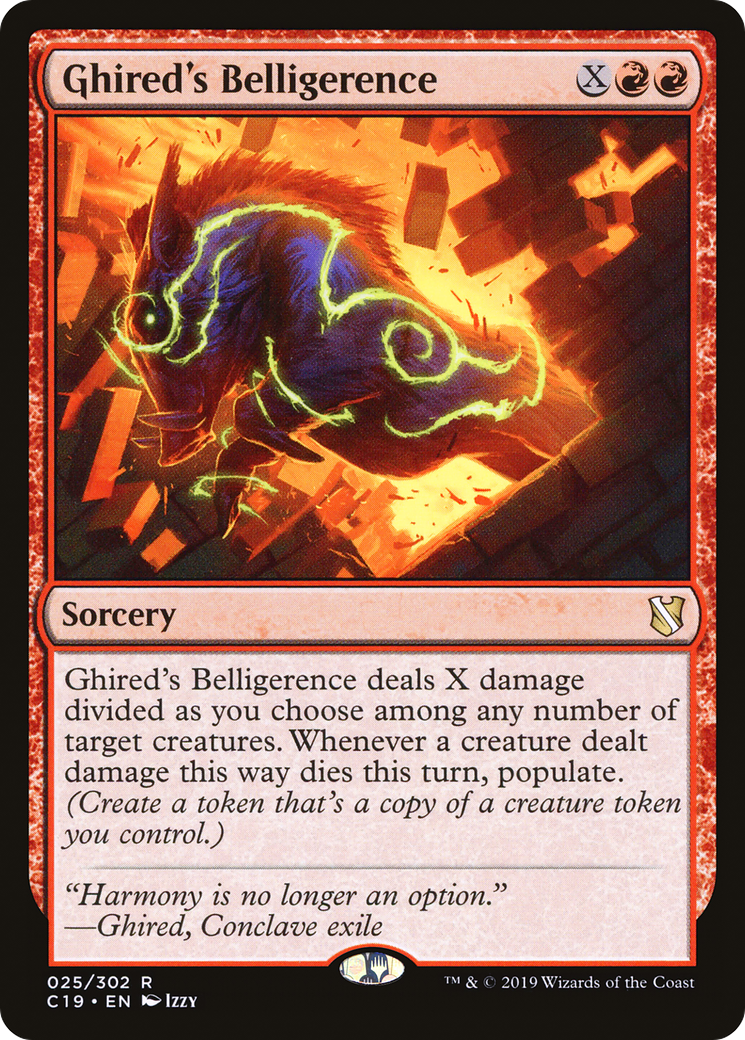 Ghired's Belligerence [Commander 2019]-1