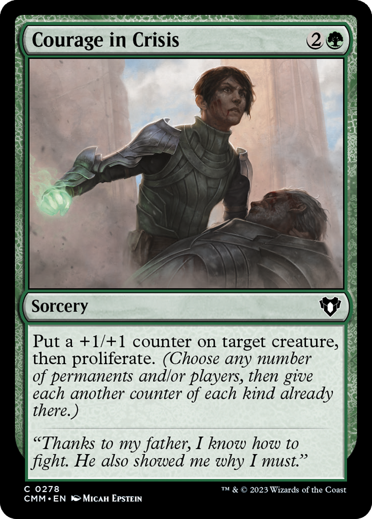 Courage in Crisis [Commander Masters]-1