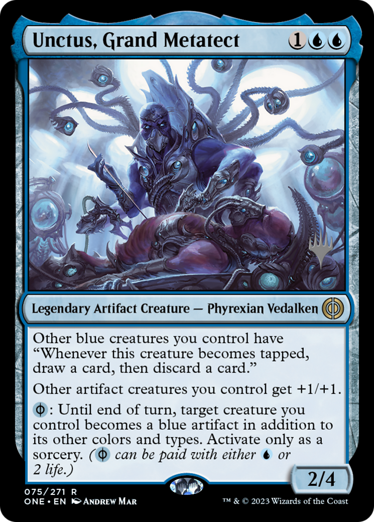 Unctus, Grand Metatect (PPONE-075) - Phyrexia: All Will Be One Promos-1