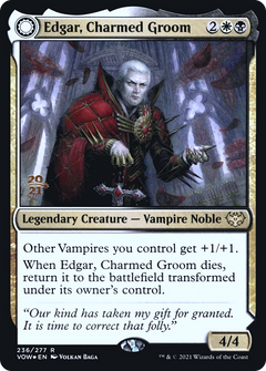 Edgar, Charmed Groom // Edgar Markov's Coffin [Innistrad: Crimson Vow Prerelease Promos]-3