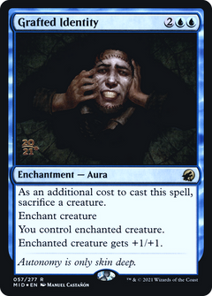 Grafted Identity [Innistrad: Midnight Hunt Prerelease Promos]-1