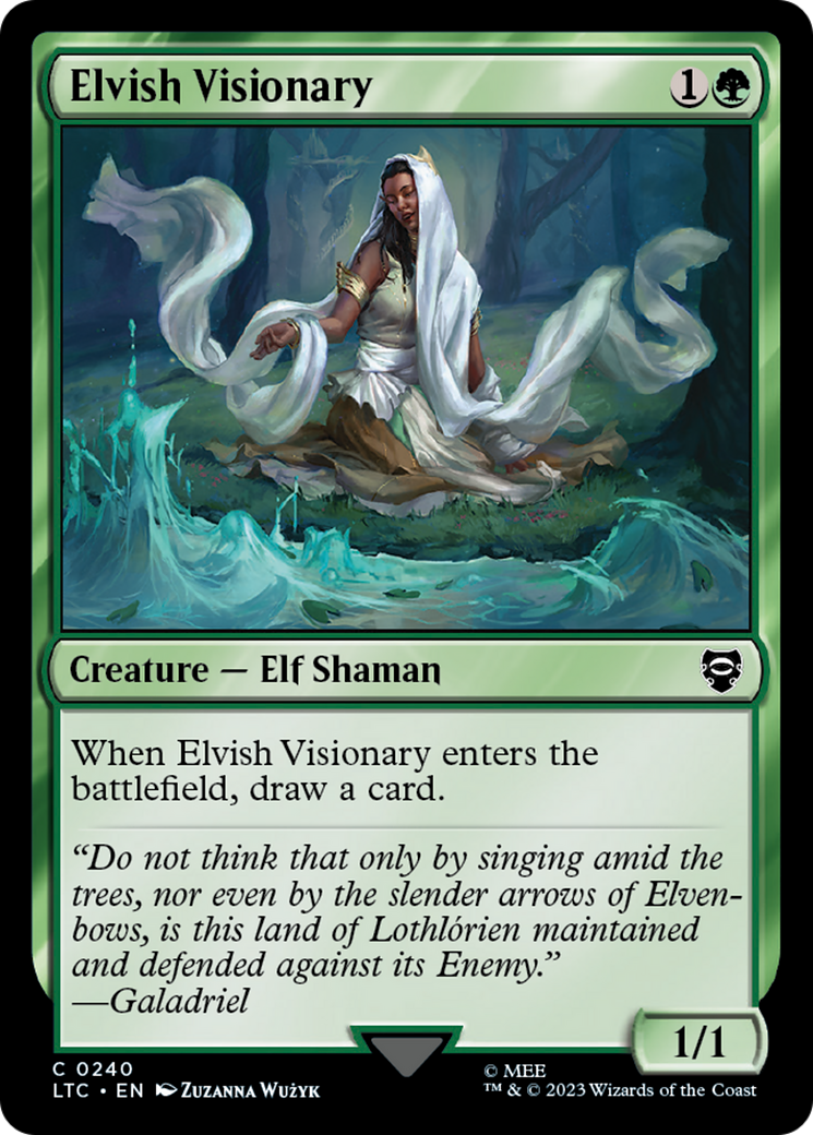 Elvish Visionary [The Lord of the Rings: Tales of Middle-Earth Commander]-1