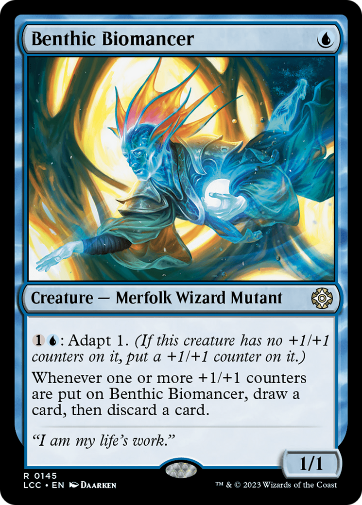 Benthic Biomancer [The Lost Caverns of Ixalan Commander]-1