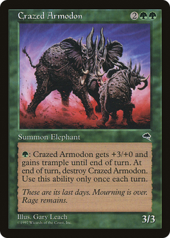 Crazed Armodon [Tempest]-1