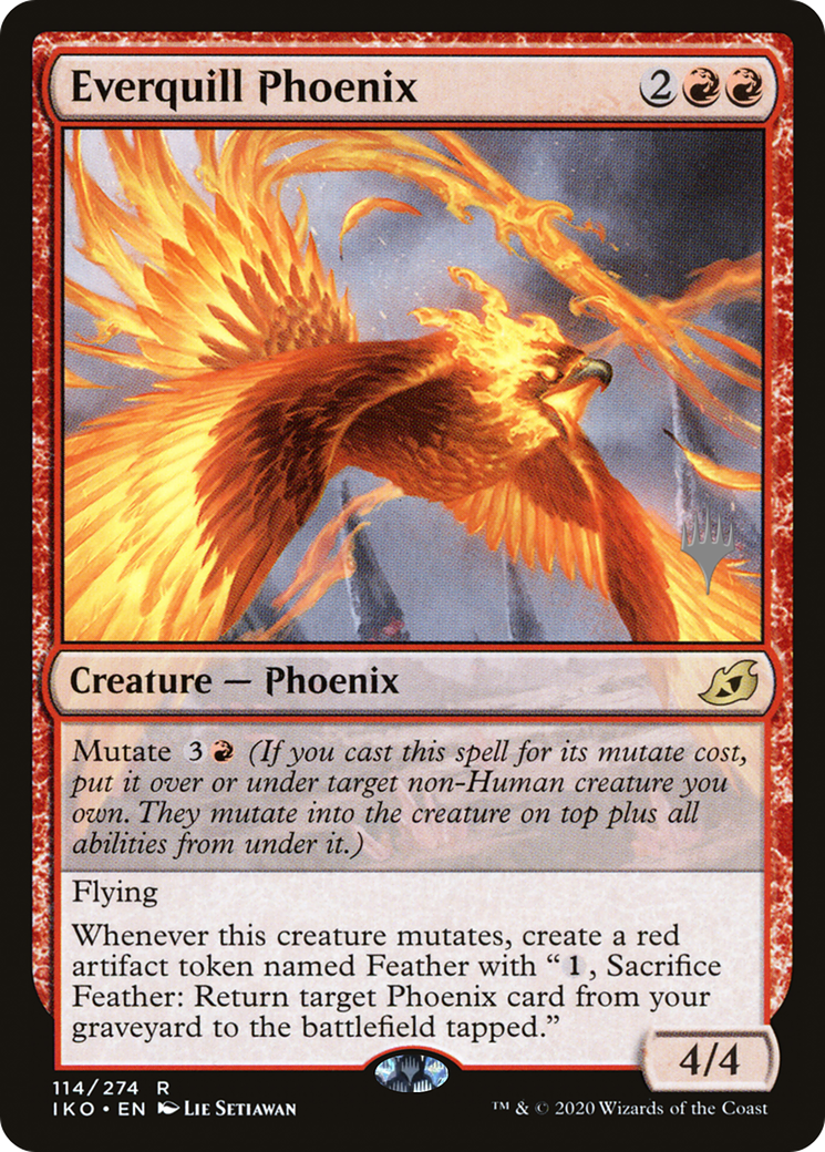Everquill Phoenix (Promo Pack) [Ikoria: Lair of Behemoths Promos]-1