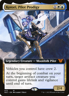 Kotori, Pilot Prodigy (Extended Art) [Kamigawa: Neon Dynasty Commander]-1
