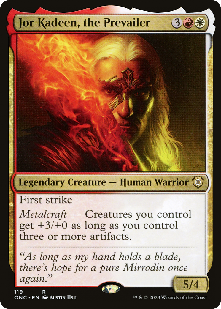 Jor Kadeen, the Prevailer [Phyrexia: All Will Be One Commander]-1