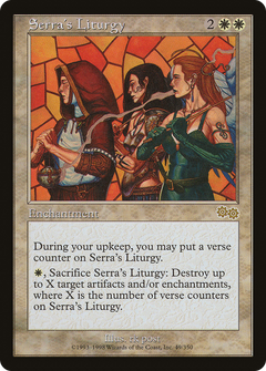 Serra's Liturgy [Urza's Saga]-1