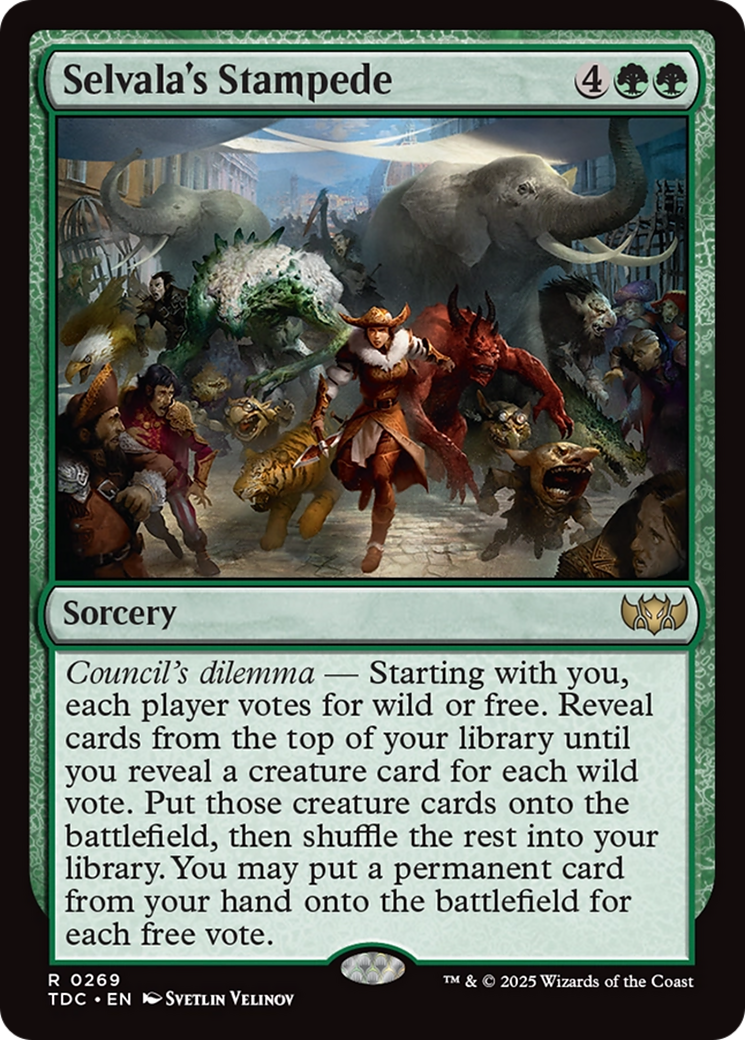 Selvala's Stampede [Tarkir: Dragonstorm Commander]-1