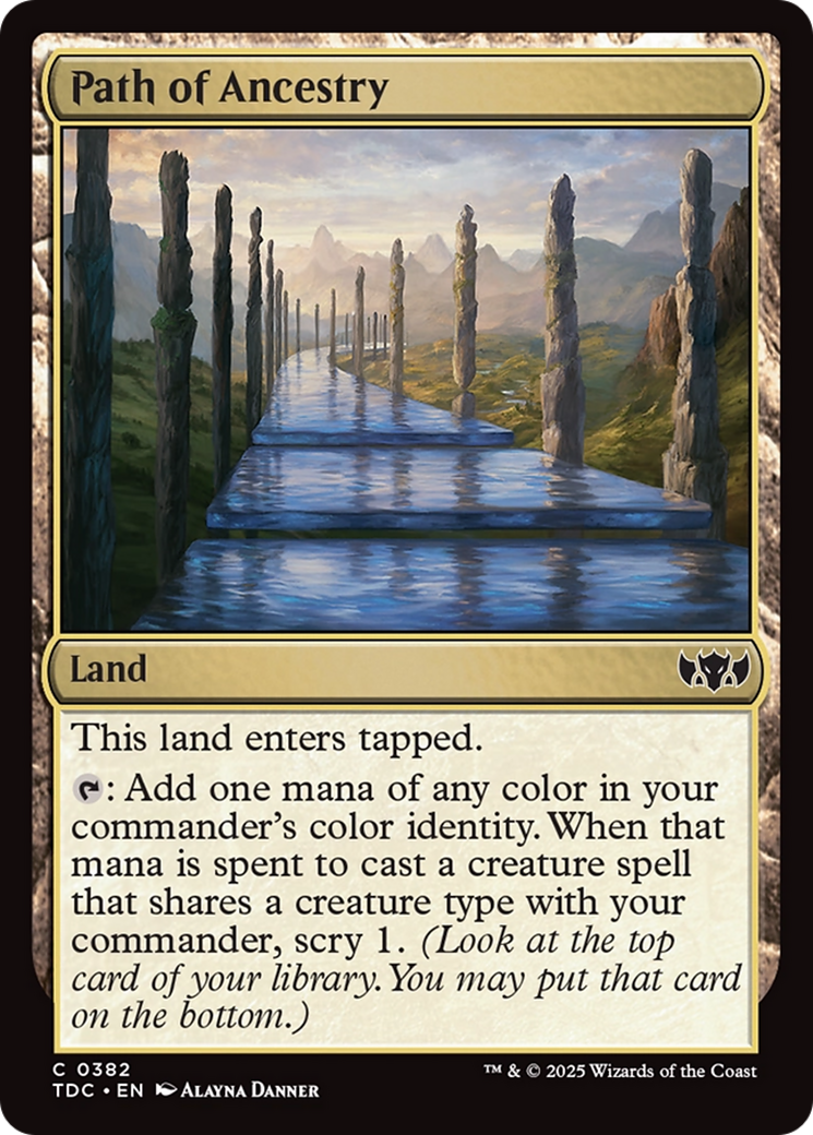Path of Ancestry [Tarkir: Dragonstorm Commander]-1